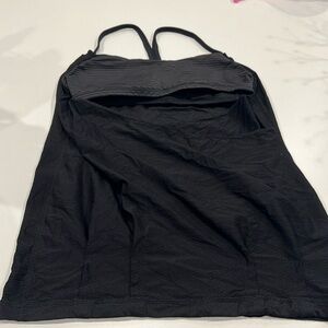 Lululemon white strap two in one tank